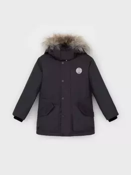 Куртка для мальчика с утеплителем нового поколения для мальчиков CROCKID, ВК 36106/3 ГР (98-122), цвет - темно-серый