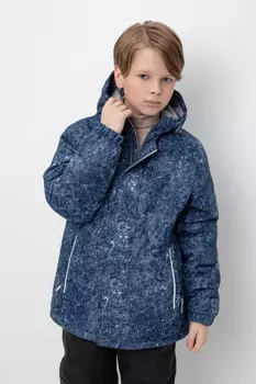 Куртка для мальчика с утеплителем нового поколения для мальчиков CROCKID, ВК 36088/н/1 ГР, цвет - серый