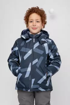 Куртка для мальчика с утеплителем нового поколения для мальчиков CROCKID, ВК 36089/н/1 ГР (122-146), цвет - темно-синий