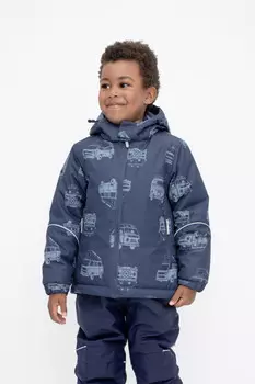 Куртка для мальчика с утеплителем нового поколения для мальчиков CROCKID, ВК 36090/н/1 Ал, цвет - темно-синий
