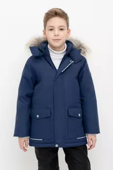 Куртка для мальчика с утеплителем нового поколения для мальчиков CROCKID, ВК 36103/4 ГР ( 98-122), цвет - синий