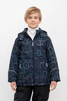 Куртка для мальчика с утеплителем нового поколения для мальчиков CROCKID, ВК 36089/н/3 ГР ( 92-122), цвет - темно-синий