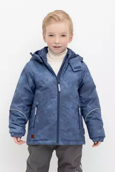Куртка для мальчика с утеплителем нового поколения для мальчиков CROCKID, ВК 36102/н/1 ГР ( 92-122), цвет - синий