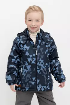 Куртка для мальчика с утеплителем нового поколения для мальчиков CROCKID, ВК 36102/н/4 ГР ( 92-122), цвет - темно-синий