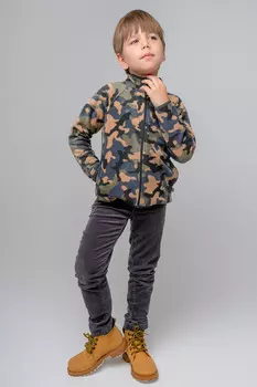 Куртка для мальчиков CROCKID, ФЛ 34011/н/47 ГР, цвет - темно-серый