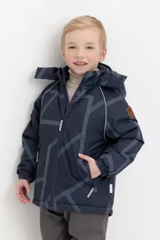 Куртка с утеплителем нового поколения для мальчиков CROCKID, ВК 36087/н/5 ГР, цвет - темно-синий