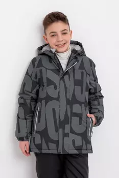 Куртка с утеплителем нового поколения для мальчиков CROCKID, ВК 36088/н/2 ГР, цвет - черный3
