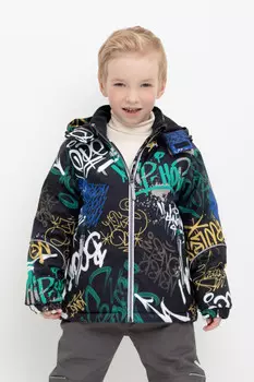 Куртка с утеплителем нового поколения для мальчиков CROCKID, ВК 36089/н/4 ГР (122-146), цвет - черный3