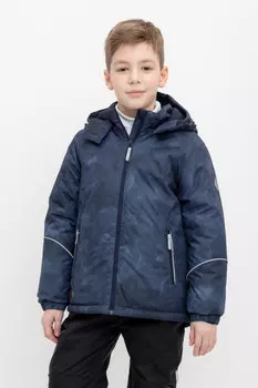 Куртка с утеплителем нового поколения для мальчиков CROCKID, ВК 36102/н/2 ГР (122-146), цвет - синий