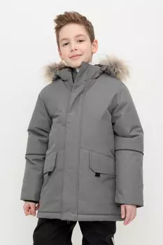 Куртка с утеплителем нового поколения для мальчиков CROCKID, ВК 36100/3 ГР, цвет - темно-серый