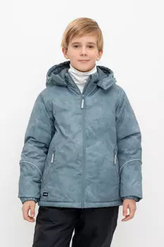 Куртка с утеплителем нового поколения для мальчиков CROCKID, ВК 36102/н/3 ГР (122-146), цвет - зеленый