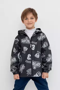 Куртка ветровочная для мальчика для мальчиков CROCKID, ВК 30141/н/2 ГР, цвет - черный3