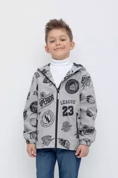 Куртка ветровочная для мальчика для мальчиков CROCKID, ВК 30141/н/1 ГР, цвет - серый