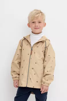 Куртка ветровочная для мальчика для мальчиков CROCKID, ВК 30085/н/4 ГР, цвет - коричневый