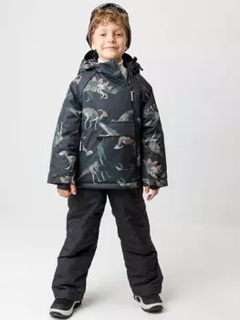 Куртка зимняя для мальчика зимняя с утеплителем нового поколения для мальчиков CROCKID, ВК 36104/н/1 ГР, цвет - черный3