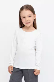 Лонгслив для девочки для девочек CROCKID, КР 302589, цвет - сахар