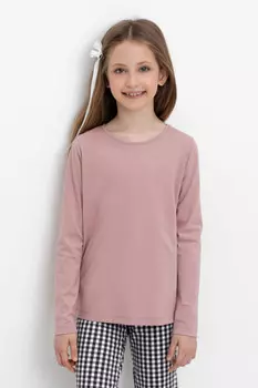 Лонгслив для девочки для девочек CROCKID, КР 302615, цвет - розовый