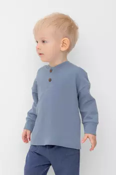 Лонгслив для мальчика для мальчиков CROCKID, КР 302611, цвет - голубой