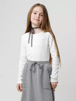 Лонгслив в рубчик для девочки для девочек CROCKID, КР 302673, цвет - светло-розовый