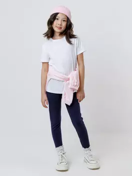 Лосины для девочки для девочек CROCKID, КП 4940, цвет - темно-синий