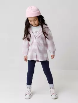 Лосины для девочки для девочек CROCKID, КП 4940, цвет - синий