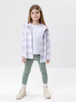 Лосины для девочки для девочек CROCKID, КП 4940, цвет - зеленый