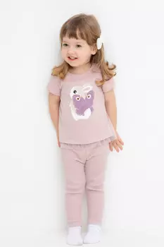 Лосины для девочки для девочек CROCKID, КР 400597, цвет - розовый