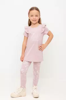 Лосины для девочки для девочек CROCKID, КР 4074, цвет - розовый