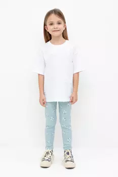 Лосины для девочки для девочек CROCKID, КР 400517, цвет - голубой