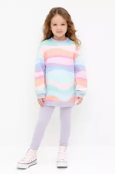 Лосины для девочки для девочек CROCKID, КР 4074, цвет - фиолетовый