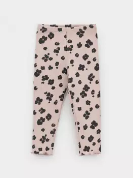 Лосины в рубчик для девочки для девочек CROCKID, КР 400845, цвет - бежевый