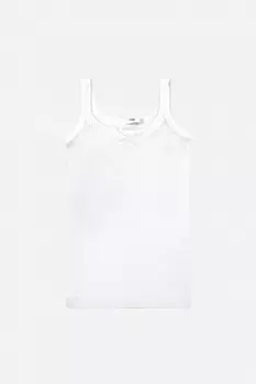 Майка для девочек CROCKID, К 1076, цвет - белый