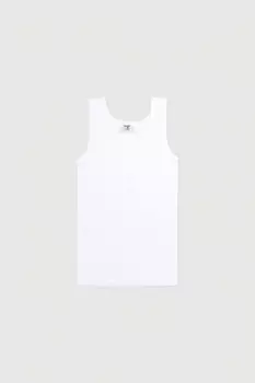 Майка для девочек CROCKID, К 1077, цвет - белый