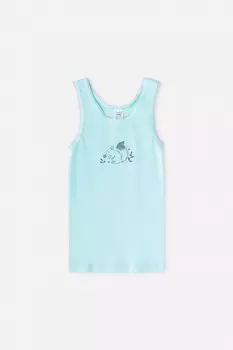 Майка для девочек CROCKID, К 1077, цвет - минт