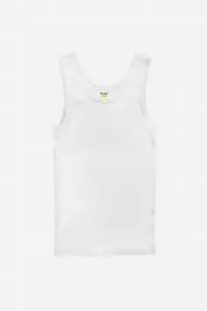 Майка для девочек CROCKID, К 1077, цвет - белый