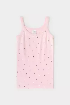 Майка для девочек CROCKID, К 1082, цвет - розовый