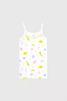 Майка для девочек CROCKID, К 1082, цвет - сахар