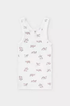 Майка для девочки для девочек CROCKID, К 1077, цвет - сахар