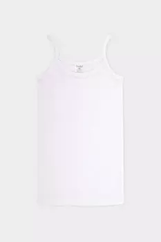 Майка для девочки для девочек CROCKID, К 1195, цвет - белый