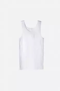 Майка для мальчиков CROCKID, К 1069, цвет - белый