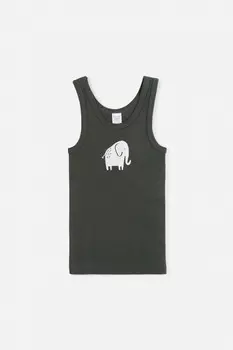 Майка для мальчиков CROCKID, К 1168, цвет - хаки