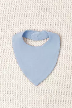 Нагрудник для новорожденных CROCKID, К 8519, цвет - светло-голубой