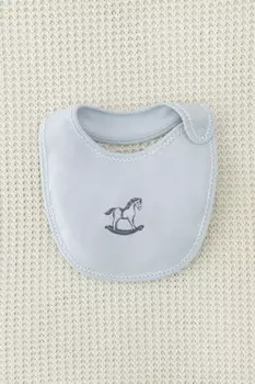 Нагрудник для новорожденных CROCKID, К 8533, цвет - светло-серый5