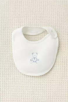 Нагрудник для новорожденных CROCKID, К 8533, цвет - сахар