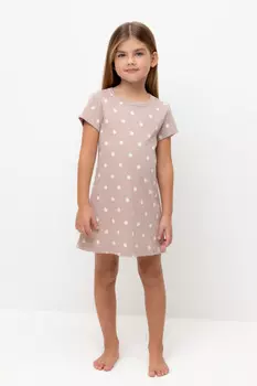 Ночная сорочка для девочек CROCKID, К 1156, цвет - кофейный