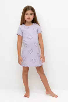 Ночная сорочка для девочек CROCKID, К 1180, цвет - фиолетовый