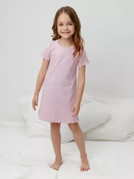 Ночная сорочка для девочек CROCKID, К 1180, цвет - розовый