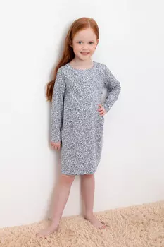 Ночная сорочка для девочек CROCKID, К 1185, цвет - белый