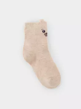 Носки длинные детские для девочек CROCKID, К 9609/4 ФВ, цвет - бежевый