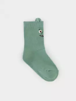 Носки длинные детские для мальчиков CROCKID, К 9570/36 ФВ, цвет - зеленый